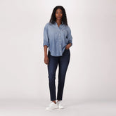 Dark Indigo Worn In